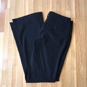 Black Modern Boot Pants